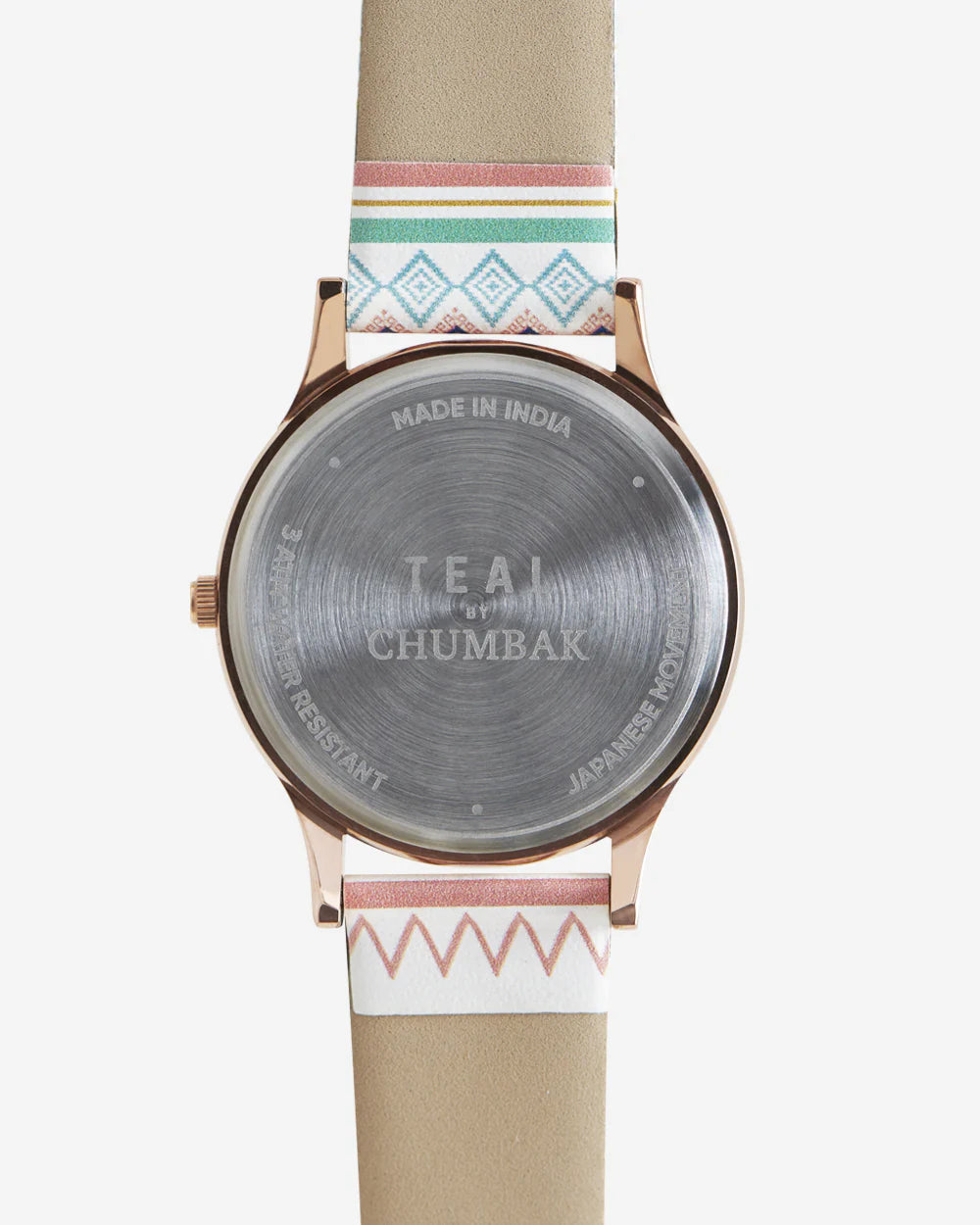 Elegant Ombre Aztec Inspired Women’s Watch with White Face