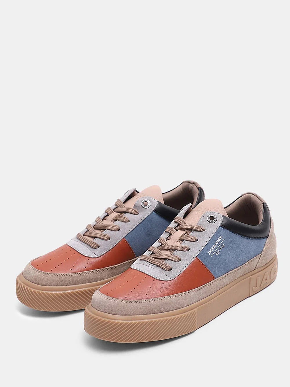 Lightweight and Stylish Multi-Colour Suede Lace-Up Sneakers for Men for Street Style