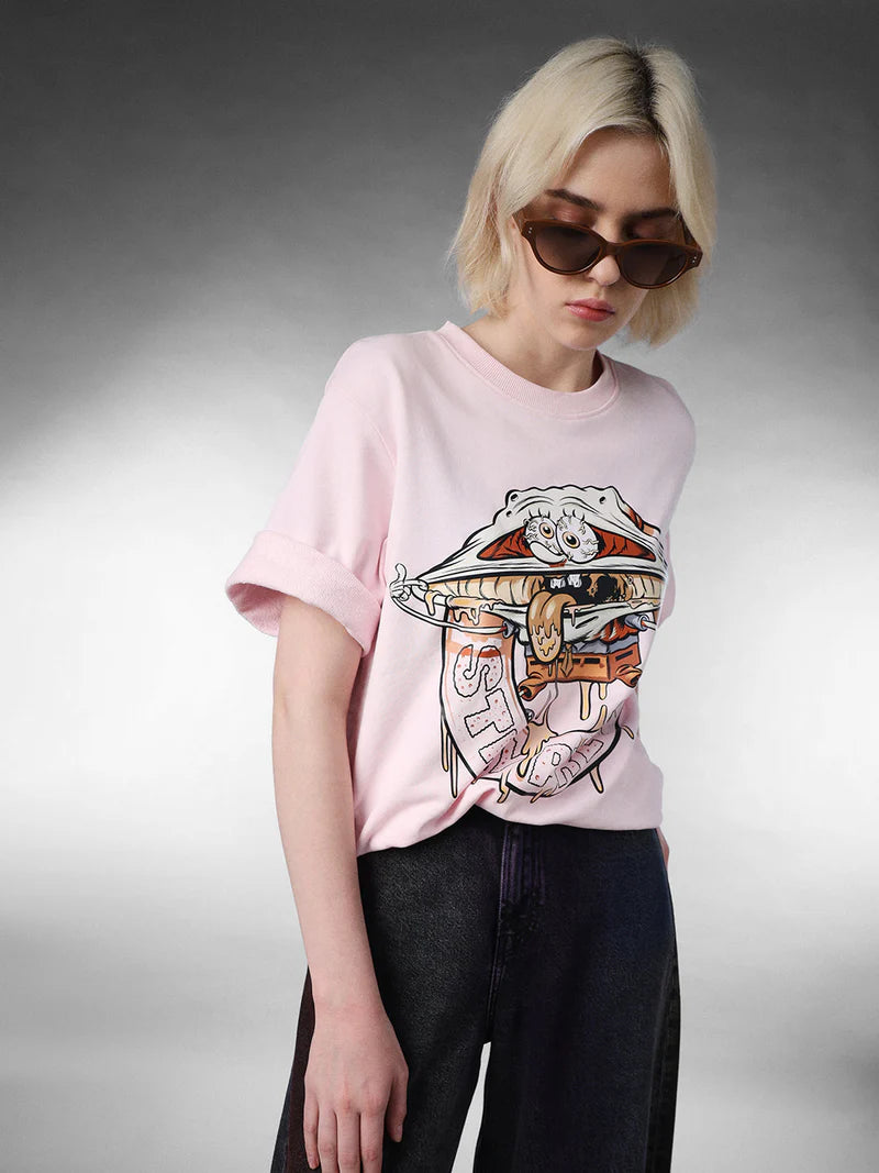 Soft and Breathable Cotton SpongeBob Graphic Tee for Men and Women Streetwear Style