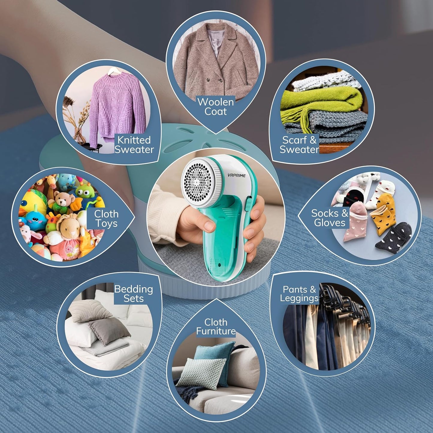 Electric Fabric Lint Remover for Clothes Woolen Sweaters and Blankets