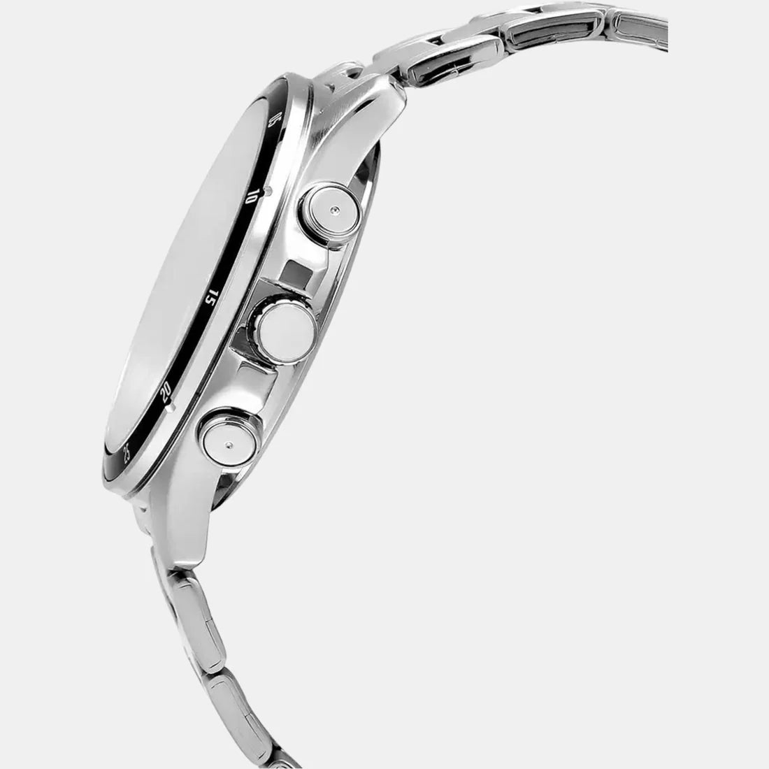 Premium Men’s Stainless Steel Analog Watch with Chronograph Function