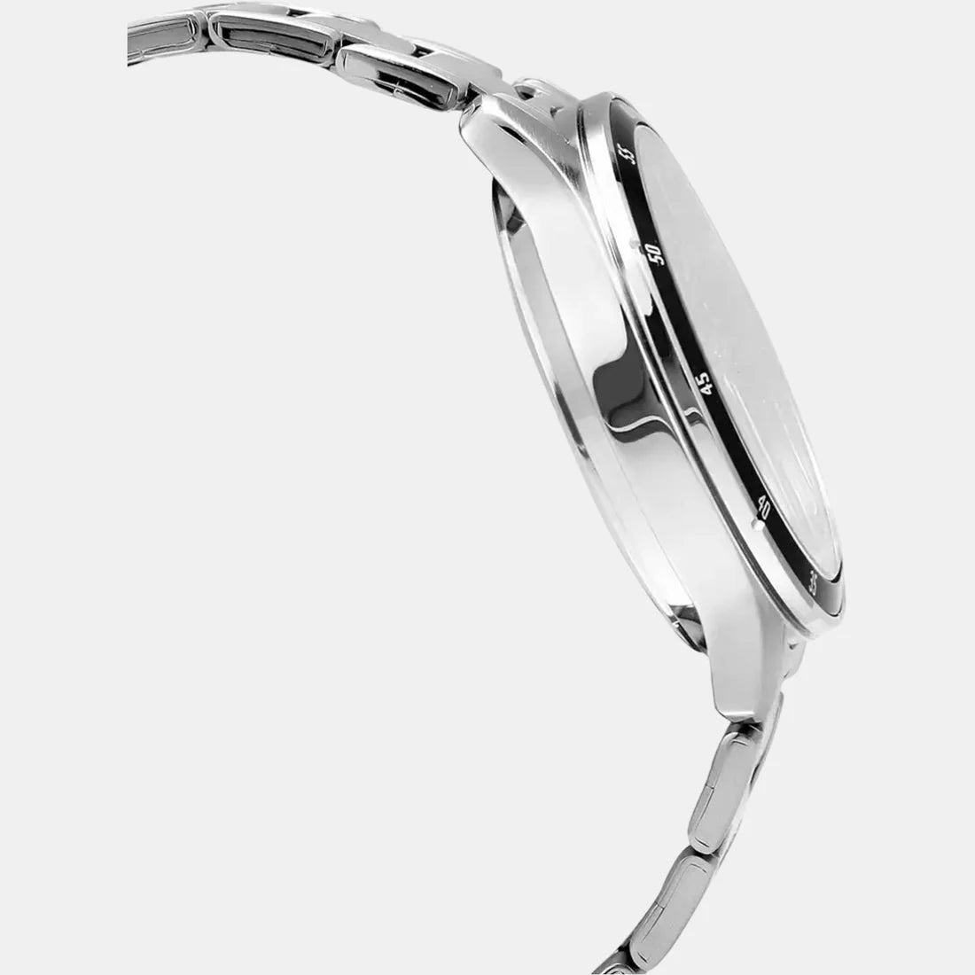 Premium Men’s Stainless Steel Analog Watch with Chronograph Function