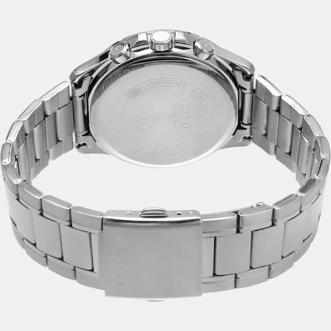 Premium Men’s Stainless Steel Analog Watch with Chronograph Function