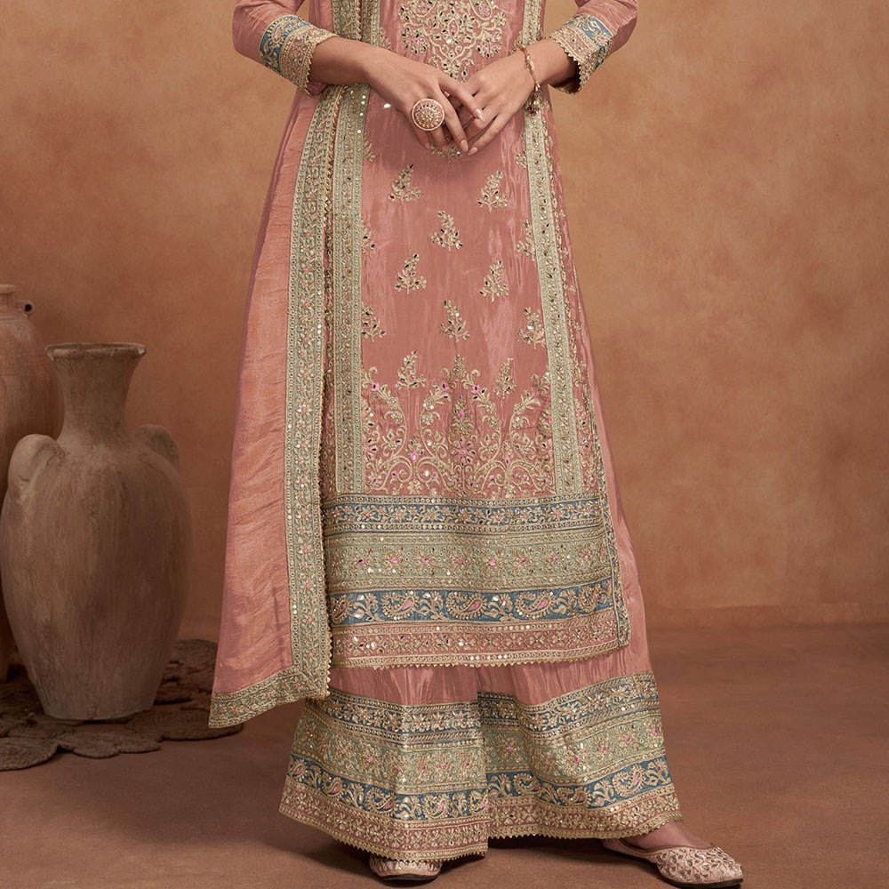 Stylish Silk Stitched Shalwar Kameez Suit for Women Indian Pakistani Dress Wholesale Partywear Collection