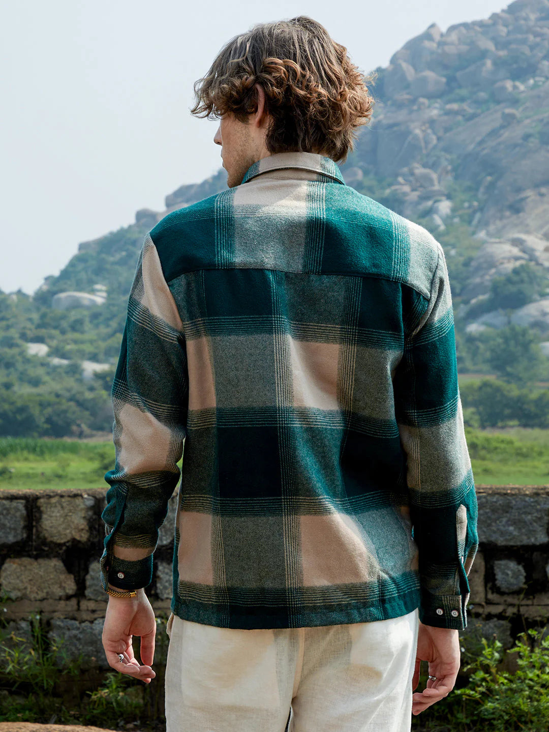 Oversized Checkered Shirt for Men Comfortable Everyday Wear