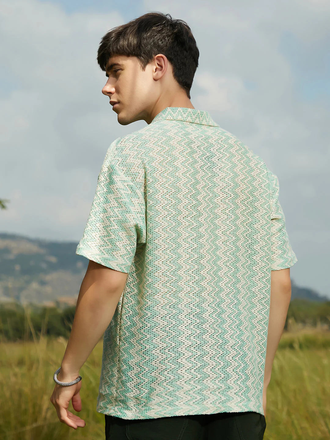 Comfortable Men’s Polo T-Shirt Tidal Knit Perfect for Daily Wear