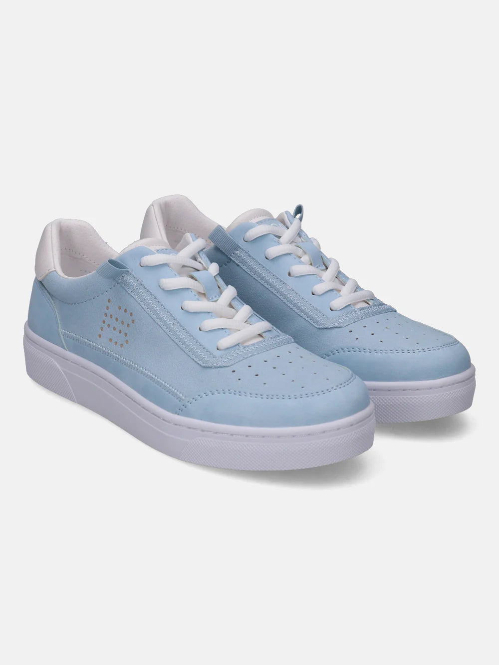 Modern Light Blue Platform Style Sneakers for Women