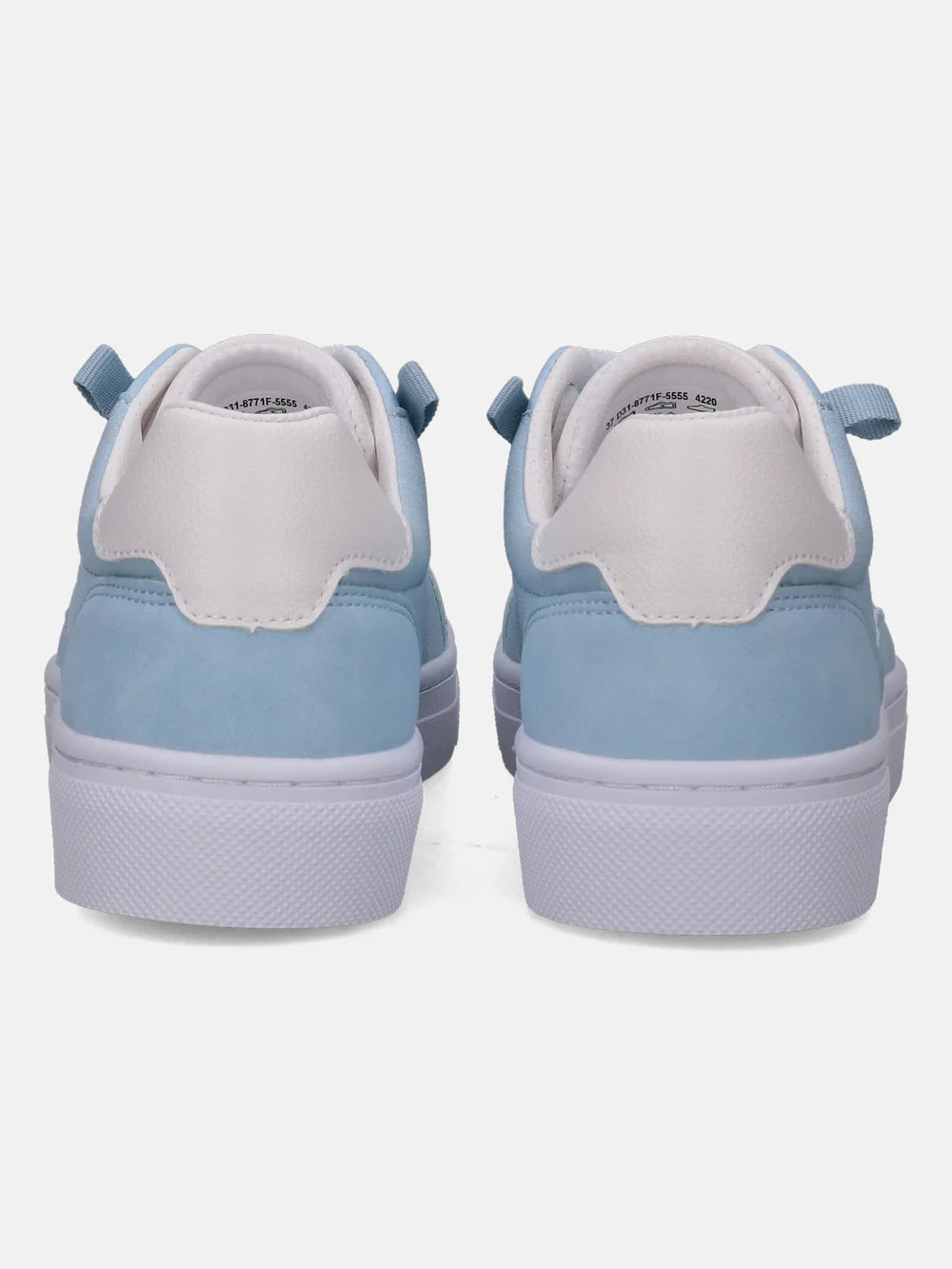 Modern Light Blue Platform Style Sneakers for Women