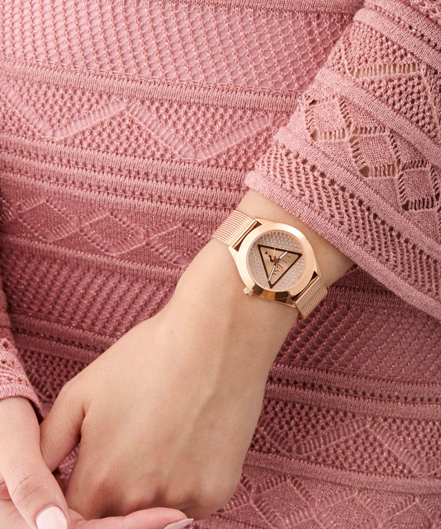 Sophisticated Rose Gold Tone Watch for Women with Classic Design