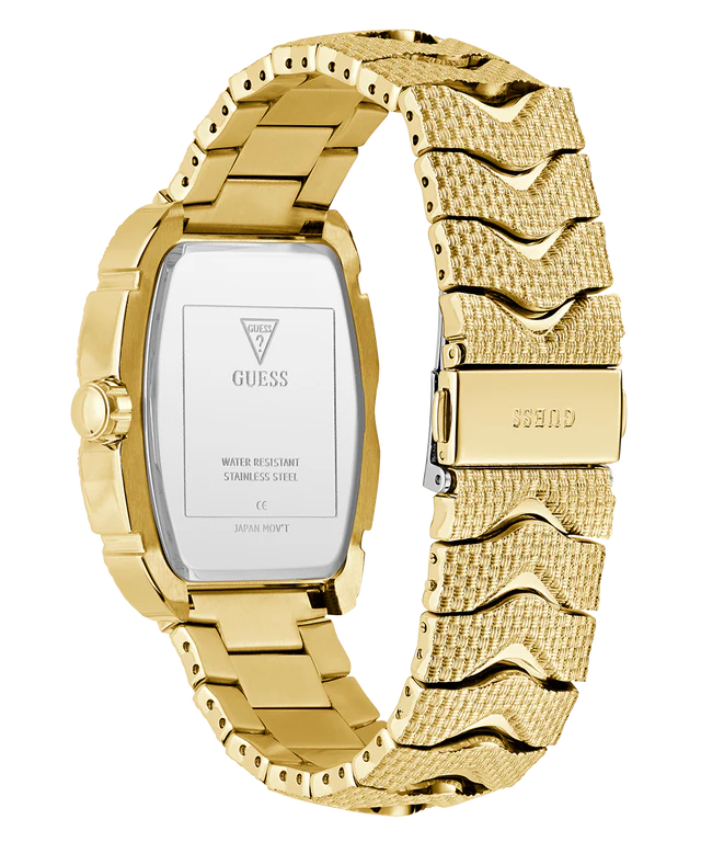 Classic Men’s Gold-Tone Analog Watch with Sleek Design and Multifunction Dial