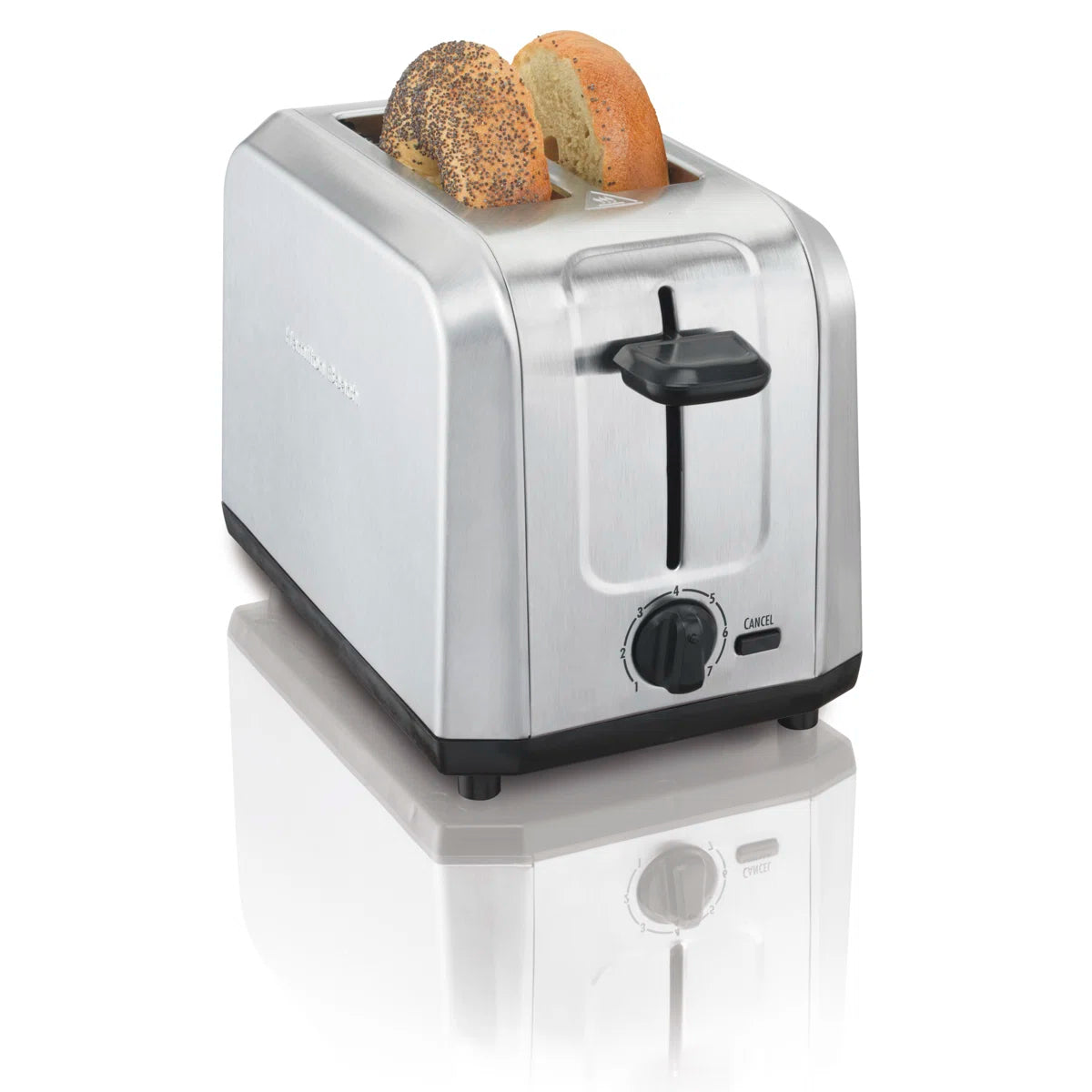 Premium Stainless Steel Toaster Rushed Design with Fast Toasting and Sleek Kitchen Appearance