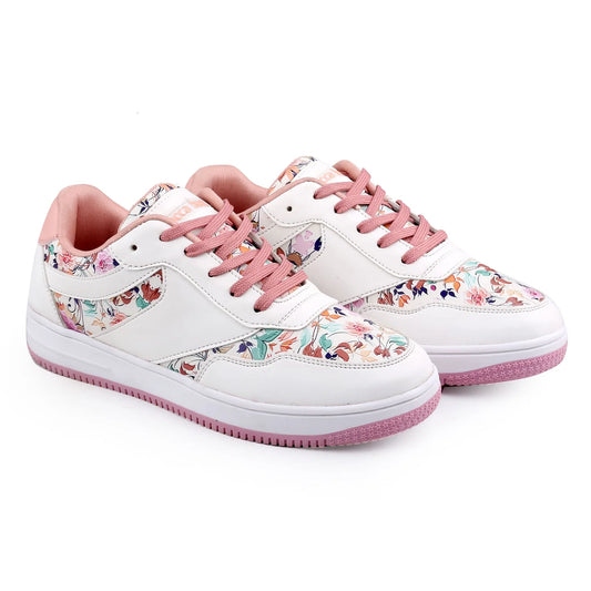Women’s Sneakers Low Top Flat Sole with Unique Digital Prints