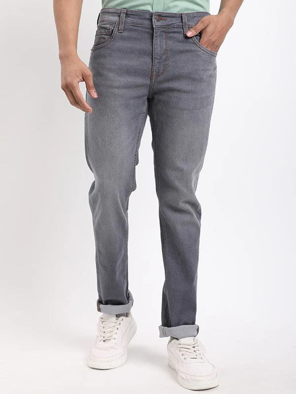 Statement Brooklyn Fit Stretchable Jeans for Men with Contemporary Fashion Look