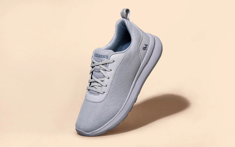 Men’s Lightweight Grey Trainers Ideal for Walking and Outings