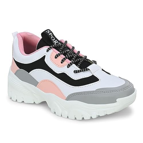 Casual Comfortable Lightweight Lace Up Sneakers Trending for Women