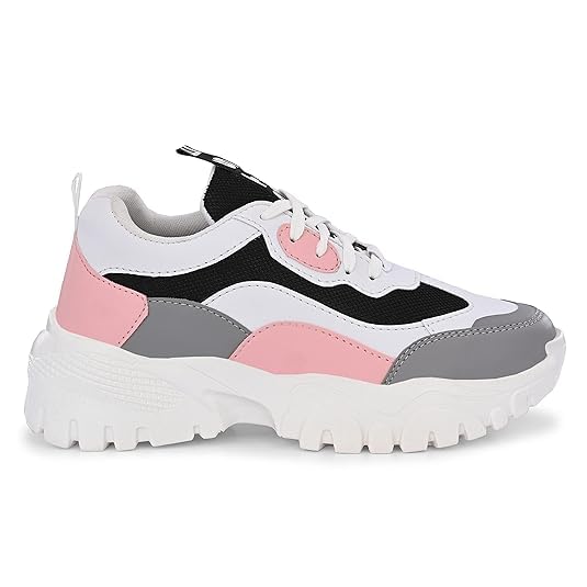 Casual Comfortable Lightweight Lace Up Sneakers Trending for Women