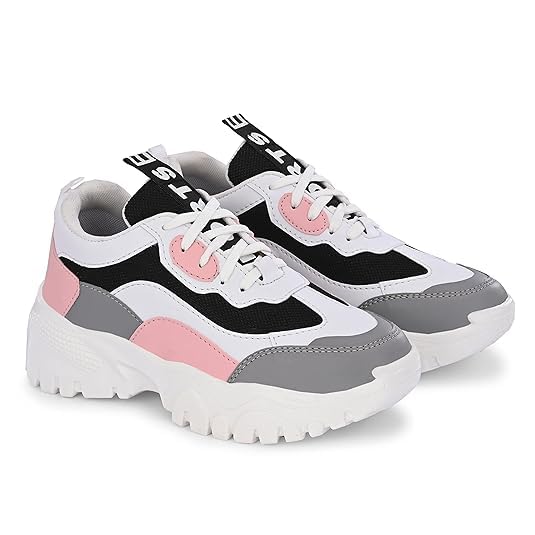 Casual Comfortable Lightweight Lace Up Sneakers Trending for Women