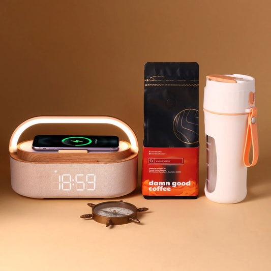 Complete Morning Glow Essentials Hamper for Wellness, Relaxation, and a Bright Beginning