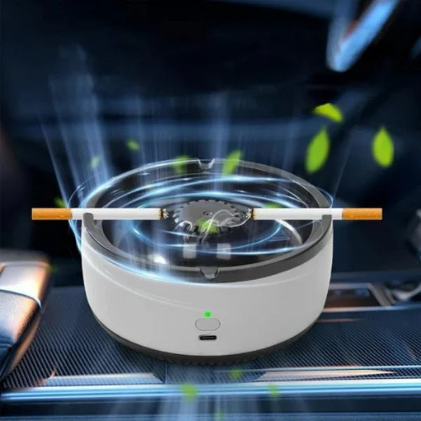 Smokeless Smart Ashtray with Built In Filter and Air Purifier for Indoor Use