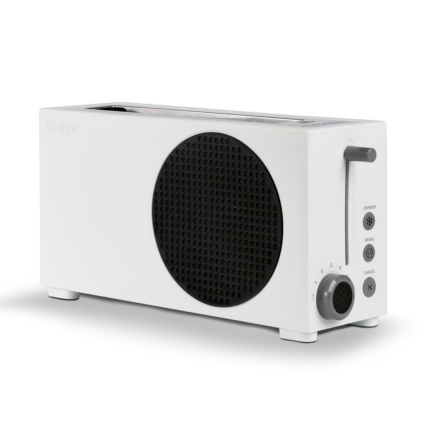 Compact Electric Slice Toaster with Detachable Crumb Tray