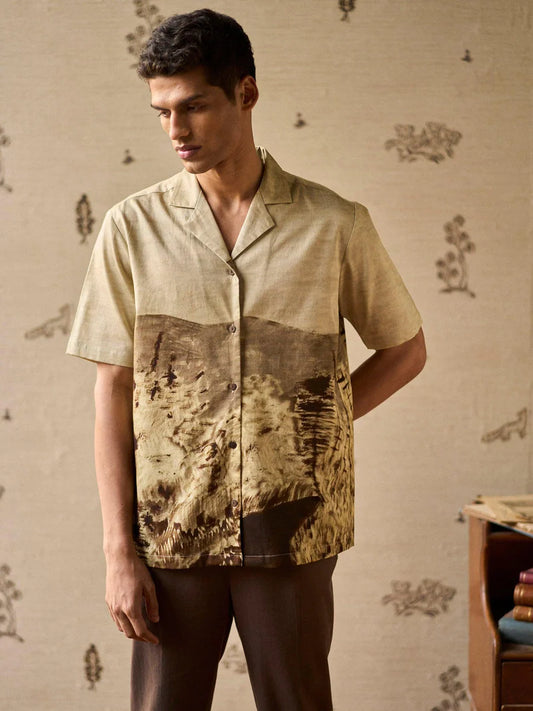 Men’s Skater Button Down Shirt Comfortable Everyday Fit