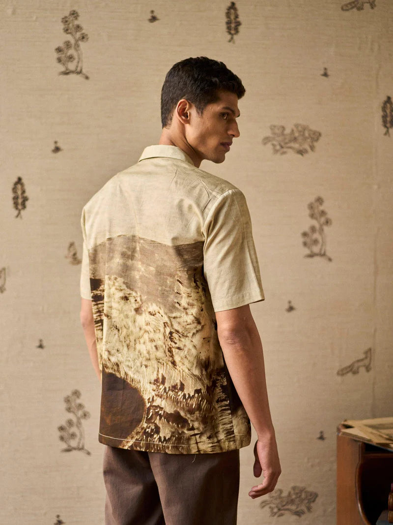 Men’s Skater Button Down Shirt Comfortable Everyday Fit