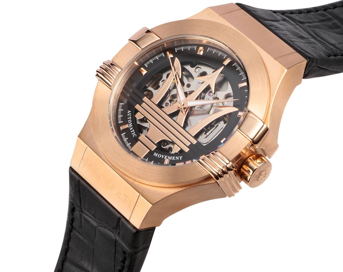 Timeless Skeleton Dial Watch with Classic Leather Strap for Men
