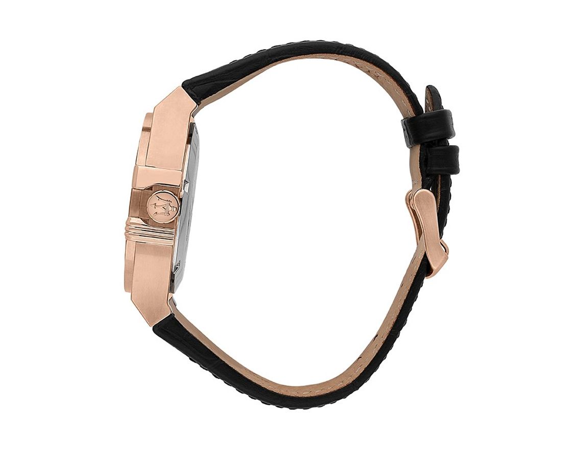 Timeless Skeleton Dial Watch with Classic Leather Strap for Men