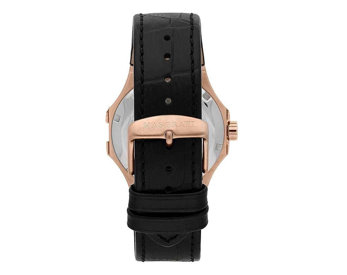 Timeless Skeleton Dial Watch with Classic Leather Strap for Men