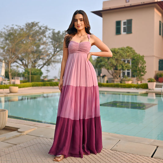 Sophisticated Backless Dress for Party and Evening Wear