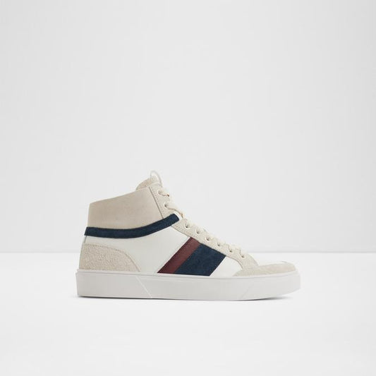 Modern White Athletic Shoes for Men with Ergonomic Fit and Shock-Absorbing Sole