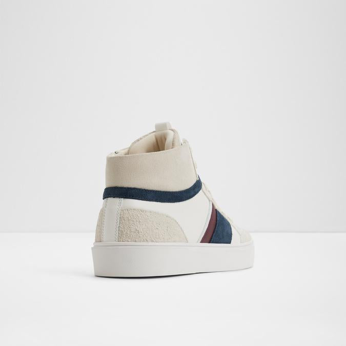 Modern White Athletic Shoes for Men with Ergonomic Fit and Shock-Absorbing Sole